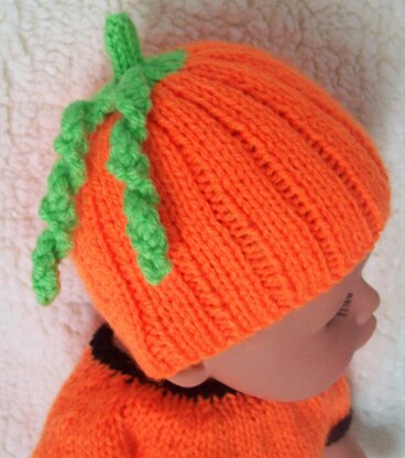 Dolls Pumpkin Romper Hat & Boots Halloween Outfit Height 12" - 17" BB006