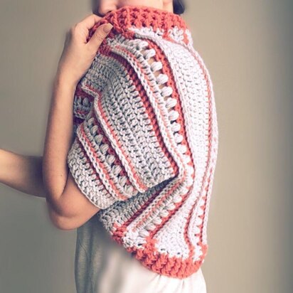 Crochet Pattern - Tunnels Shrug