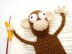 Monkey Bookmark Crochet Pattern