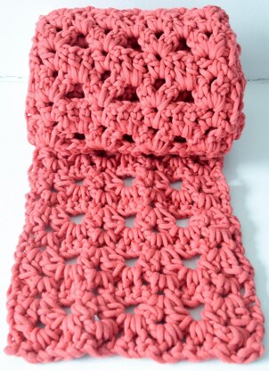 Clusters and Vs Lace Scarf
