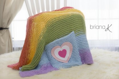 Rainbow Pocket Blanket Crochet