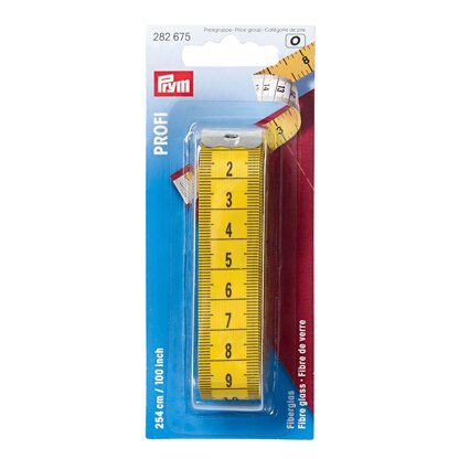 Prym Tape Measure PROFI Fibre Glass 254cm/100inch