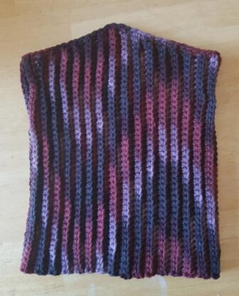 Mock-Rib Cowl