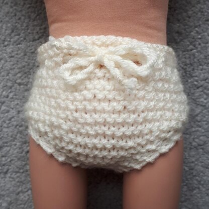 Cream Panties for Doll