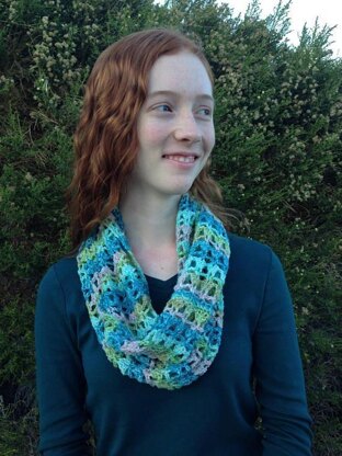 Winter Blossom Infinity Scarf