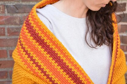 Fall Stripes Prayer Shawl