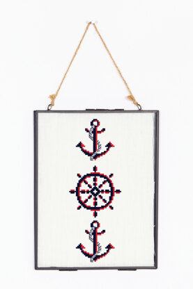 Nautical Anchor in DMC - PAT0109 - Downloadable PDF