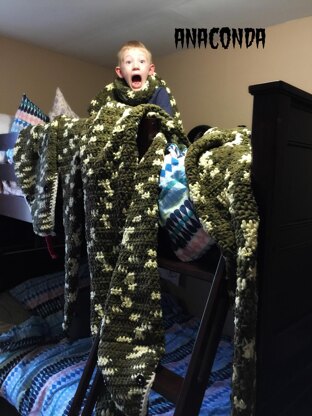 Anaconda Snake Blanket