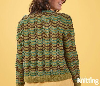 Peacock Tail Lace Cardigan