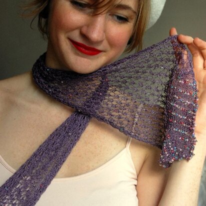 Beaded scarf (Daisy)