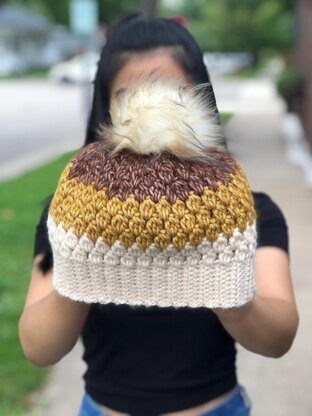 Cluster stitch hat