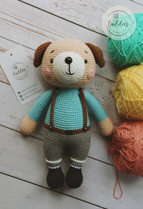 Louie The Dog-Crochet Pattern