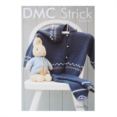 DMC Strickheft Kapuzenjacke & Hose für Babys (15198L/3)