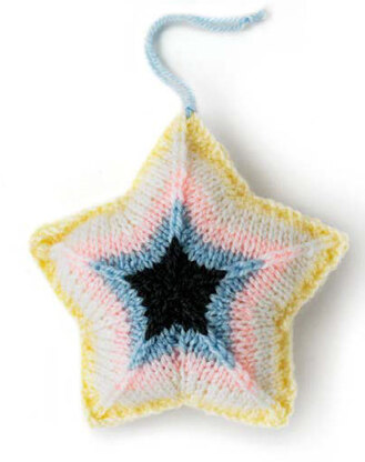 "Christmas Eve Star" - Knitting Pattern For Christmas in Paintbox Yarns Simply DK - DK-XMAS-KNIT-001