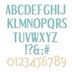 Sizzix Thinlits Die Set 62PK - Stylized Alphabet by Lisa Jones