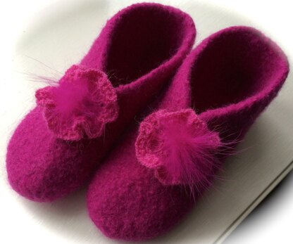 Felted slippers