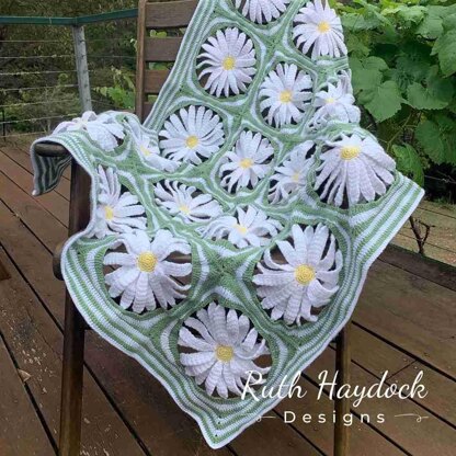 Daisy Granny Square crochet: Crochet pattern