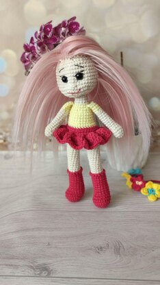 Doll Ukraine, wreath puppet