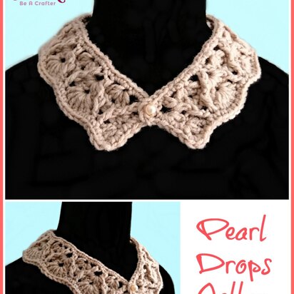 Pearl drops collar