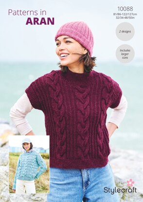 Sweater & Tank Top in Stylecraft Impressions & Grace - Downloadable PDF