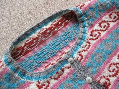 Rose Fairisle Cardigan