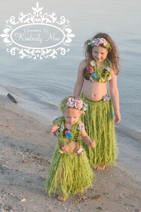 Hula Girl / Luau Set Newborn-Teen