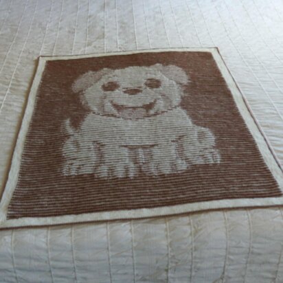 Puppy Illusion Baby Blanket