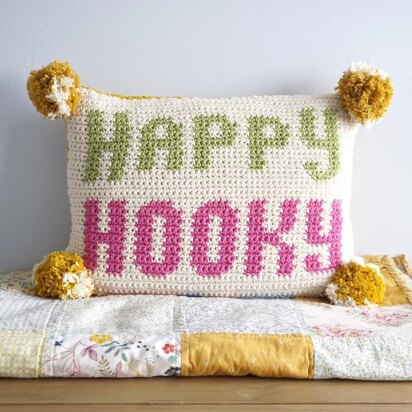 Happy Hooky Cushion