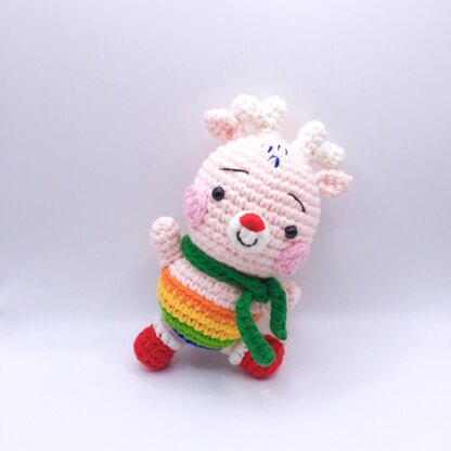 FREE PATTERN -Bubbly the Baby Reindeer