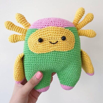 Barry Bubbles the Monster Amigurumi Pattern