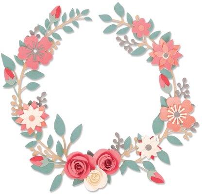 Sizzix Thinlits Dies By Olivia Rose 6/Pkg - Wedding Wreath