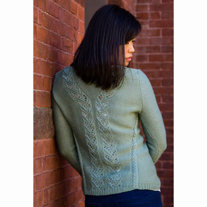 777 Sabine Pullover - Jumper Knitting Pattern for Women in Valley Yarns Colrain