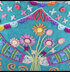 Un Chat Dans L'Aiguille Matriochka Case Printed Embroidery Kit - Turquoise