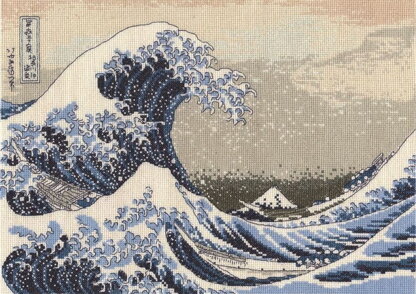 DMC The British Museum - The Great Wave, Katsushika Hokusai Large - 36cm x 26cm