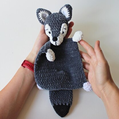 Wolf crochet lovey