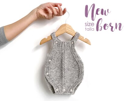 Newborn - TWISTY Baby Knitted Romper Pattern