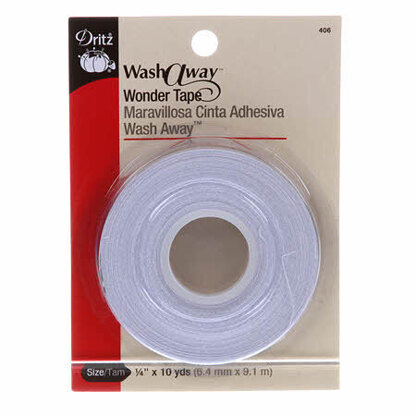 Dritz Quilting Wash-Away Wonder Tape 1/4in x 10yds