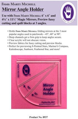 Marti Michell Mirror Angle Holder Quilting Template