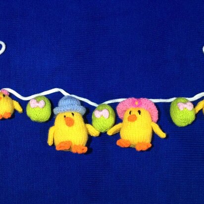 Easter Chick and Egg Garland
