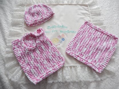 51. Dribble Bib, beanie & Comforter