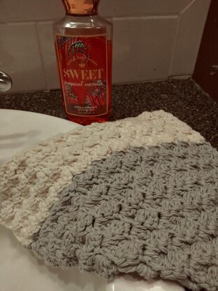 Ripple Stitch Washcloth