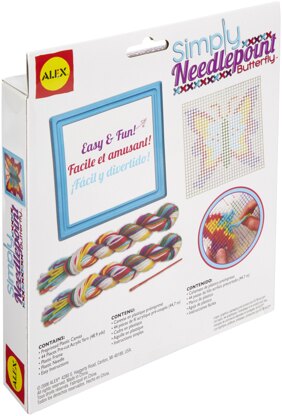Alex Toys Simply Needlepoint Kit - Butterfly