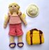 Super summer doll with suitcase