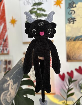 Little Evil with Big Eyes - Crochet Pattern