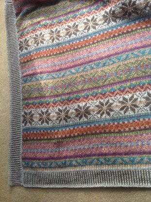 Fair Isle throw