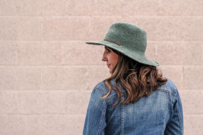 Cleo Wide Brim Fedora Sun Hat