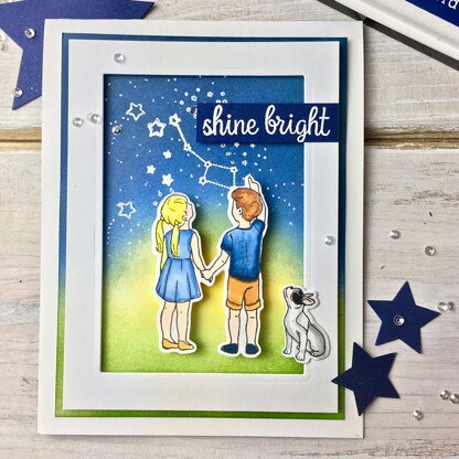 Hero Arts Clear Stamps 4"X6" - Lucky Star