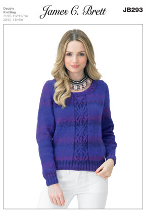 Sweater in James C Brett Marble DK - JB293