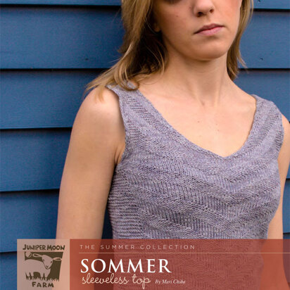 Sommer Sleeveless Top in Juniper Moon Zooey - Downloadable PDF