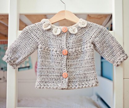 Petal Collar Cardigan